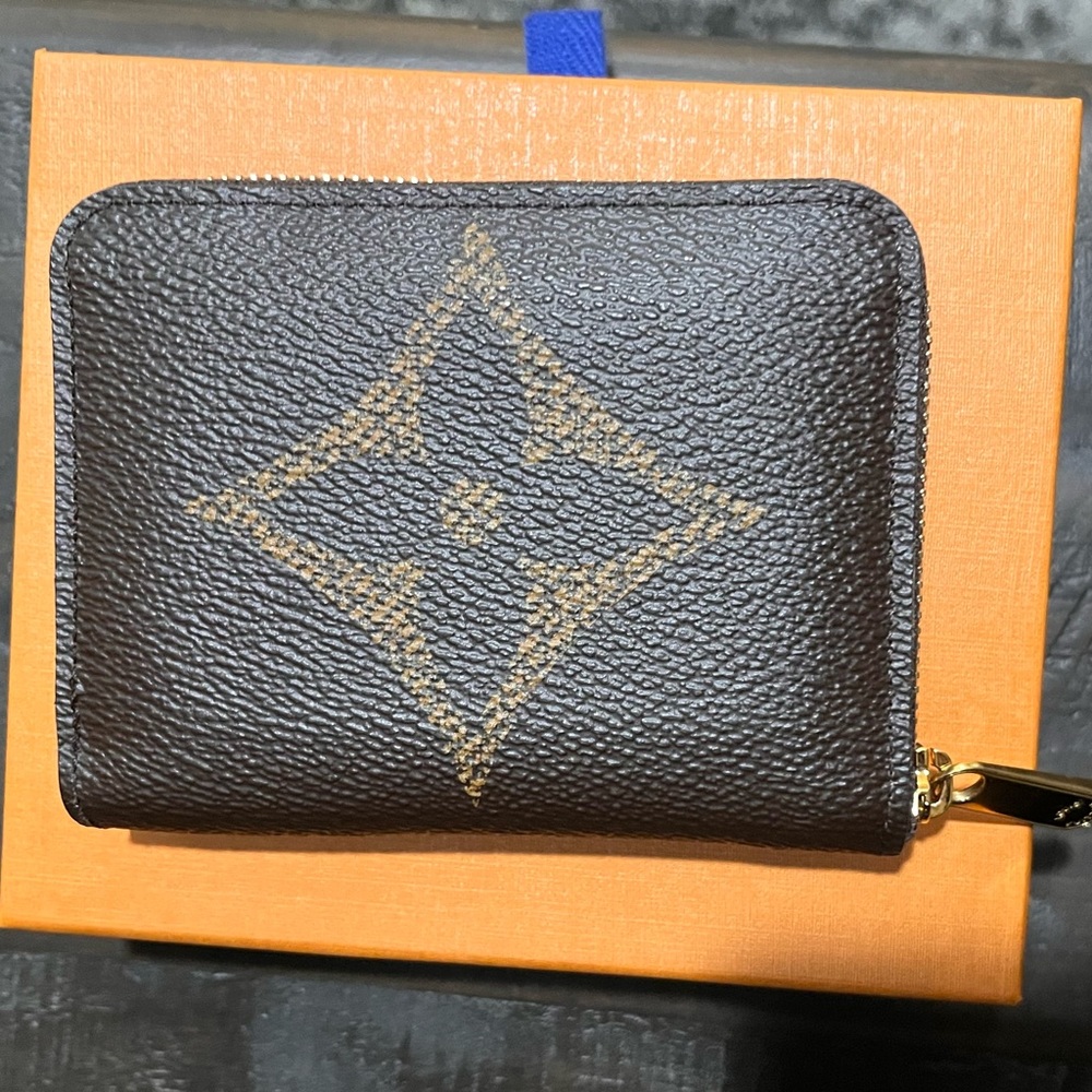 LV zippy giant monogram coin purse